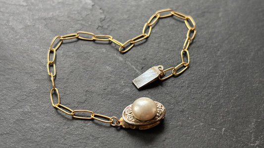 Bracelet goldfilled et fermoir ancien