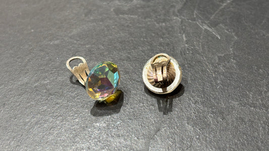 Clips à strass Vintage