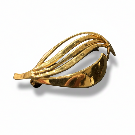 Broche ancienne plaqué or