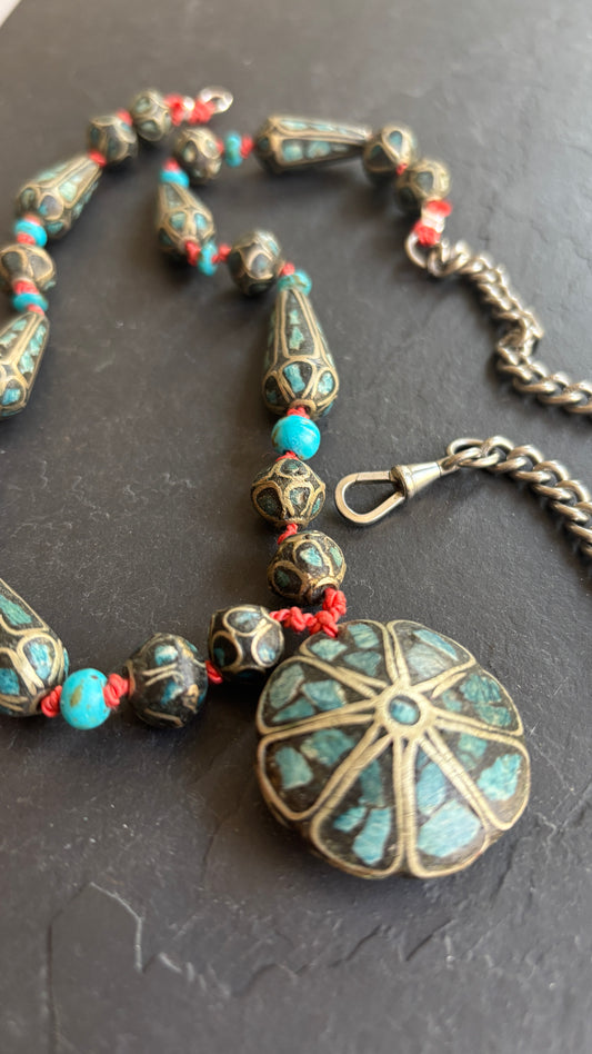 Sautoir en perles berbères - blissparis