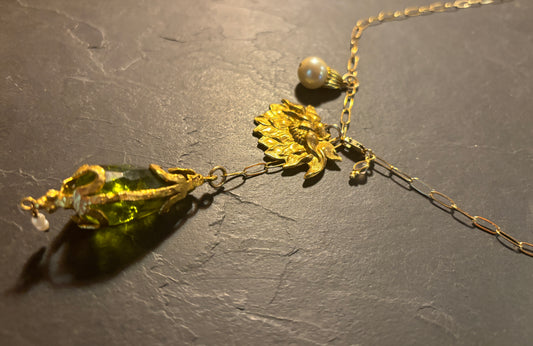 Collier lasso, lotus et pendentif “barbare” - blissparis