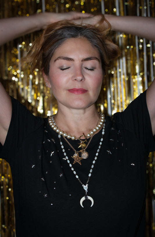 VERSEAU . Chaîne ancienne , étoile et médailles - blissparis