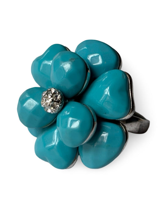 Bague Camélia vintage - blissparis