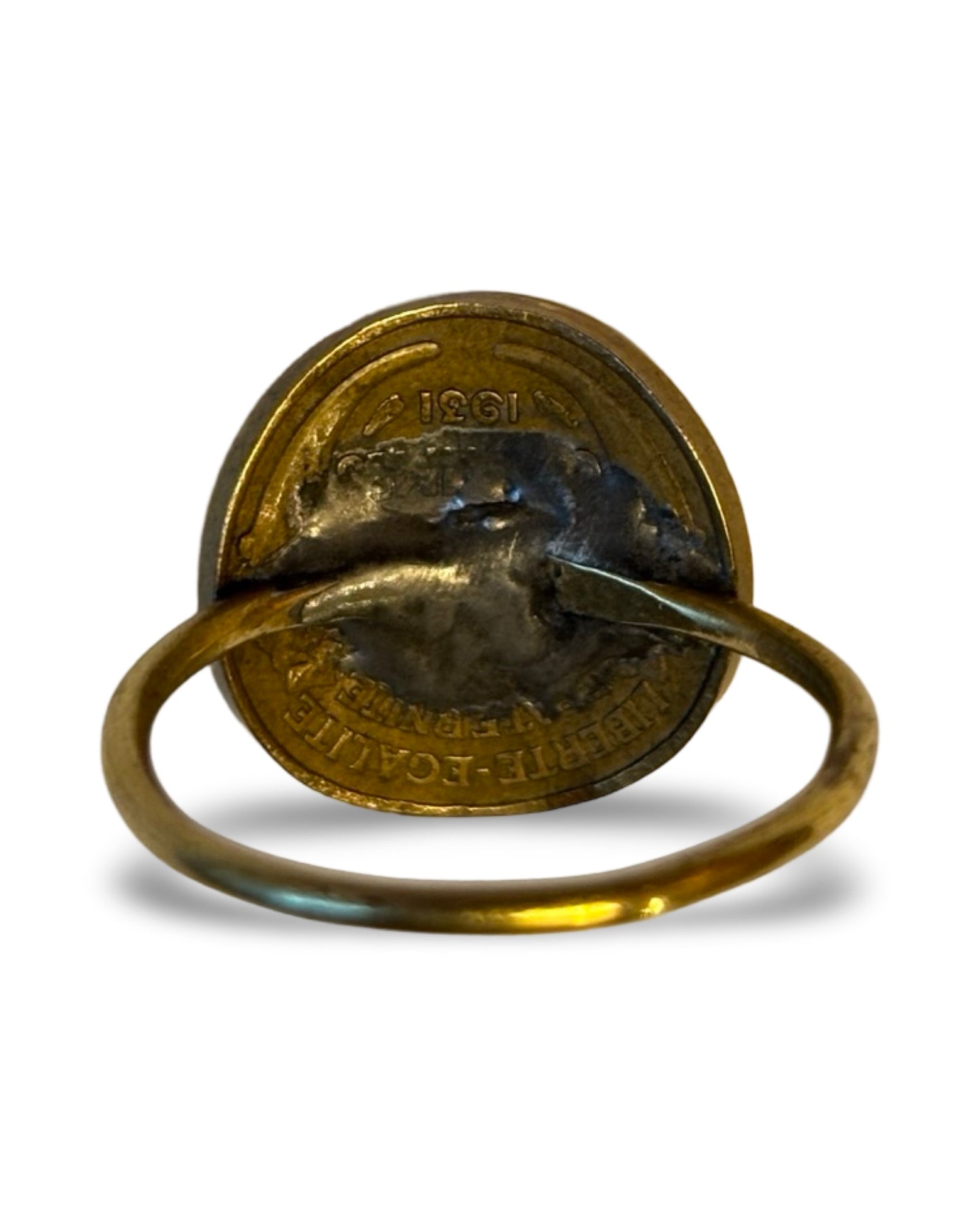 Bague ancienne pièce de Monnaie française - blissparis