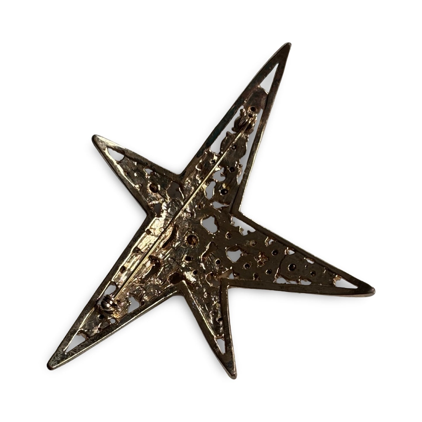 Broche Vintage en strass - blissparis