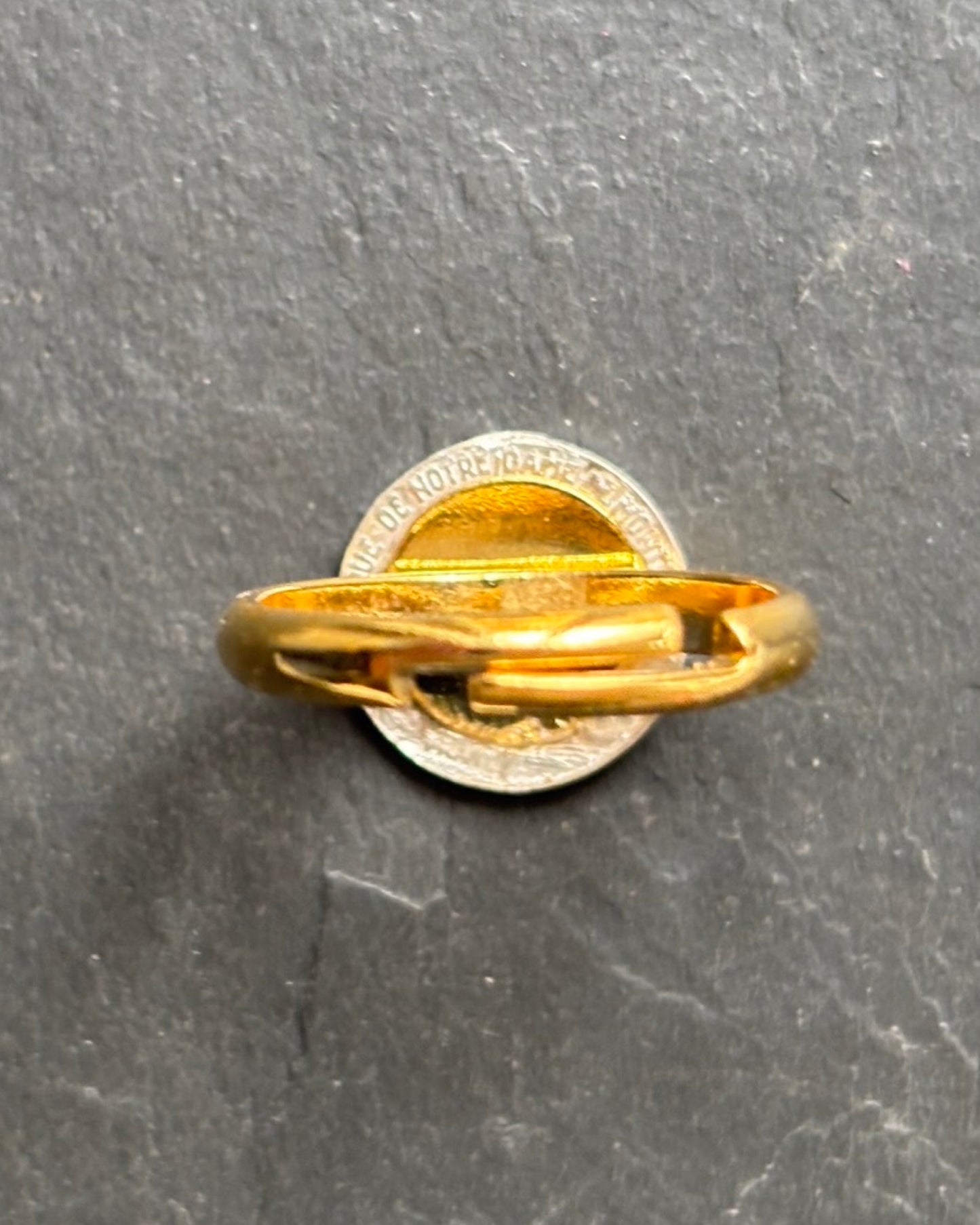 Bague upcyclee Vierge en Majesté - blissparis