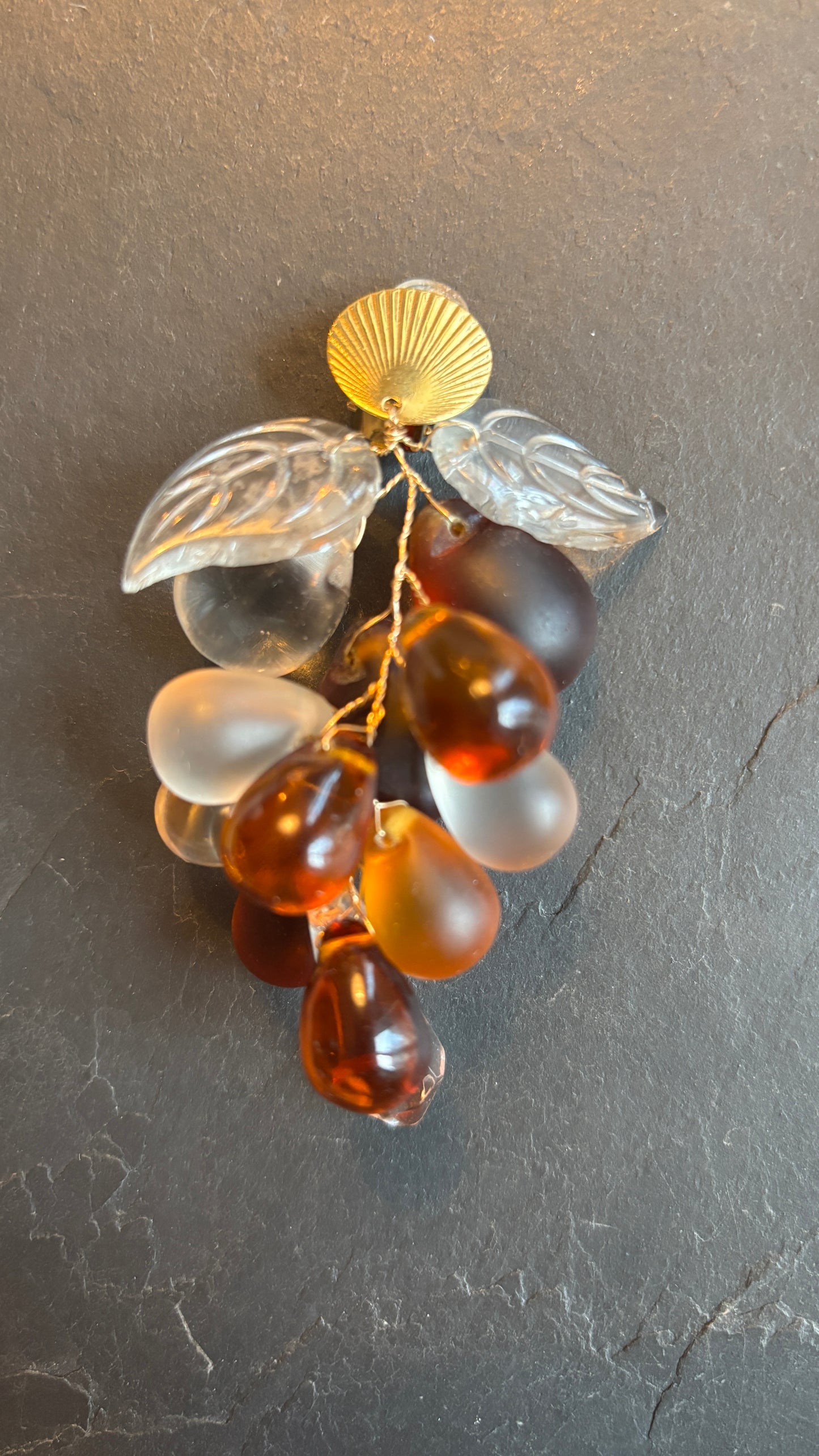 Clips en grappes de verre - blissparis