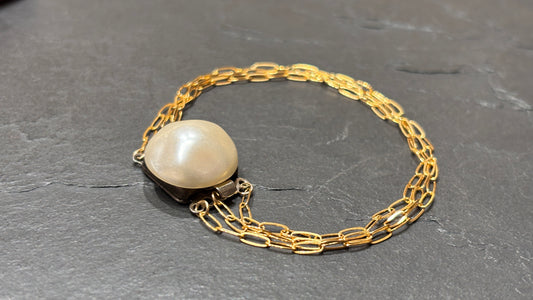 Bracelet 3 rangs et fermoir ancien - blissparis