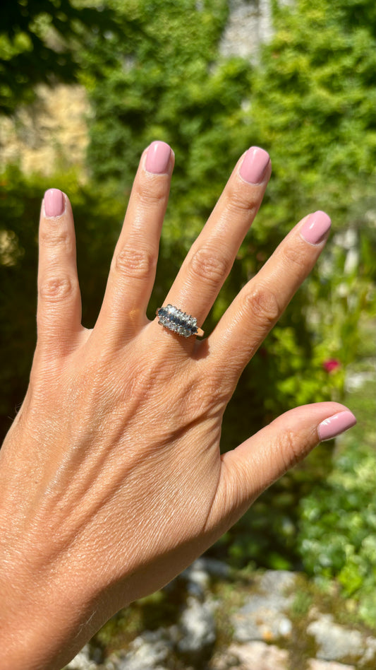 Bague ancienne pavée - blissparis