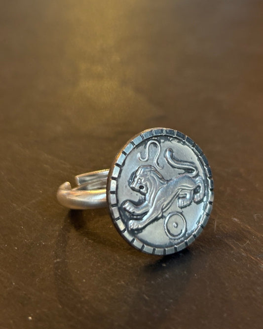 LION bague en argent - blissparis