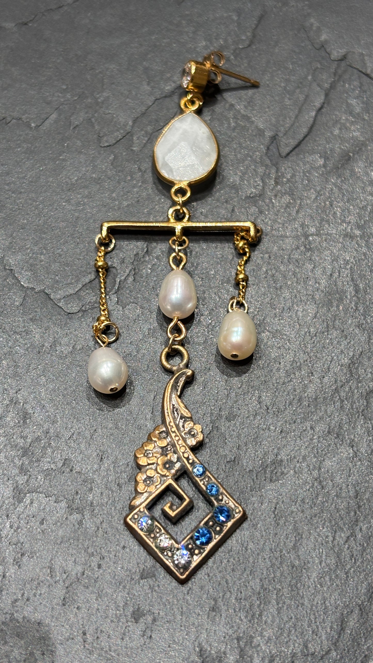 Pendants chandeliers , motif Art Deco