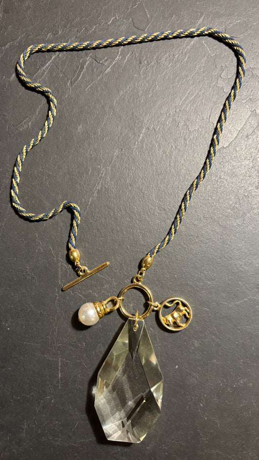 TAUREAU . Collier pampille - blissparis