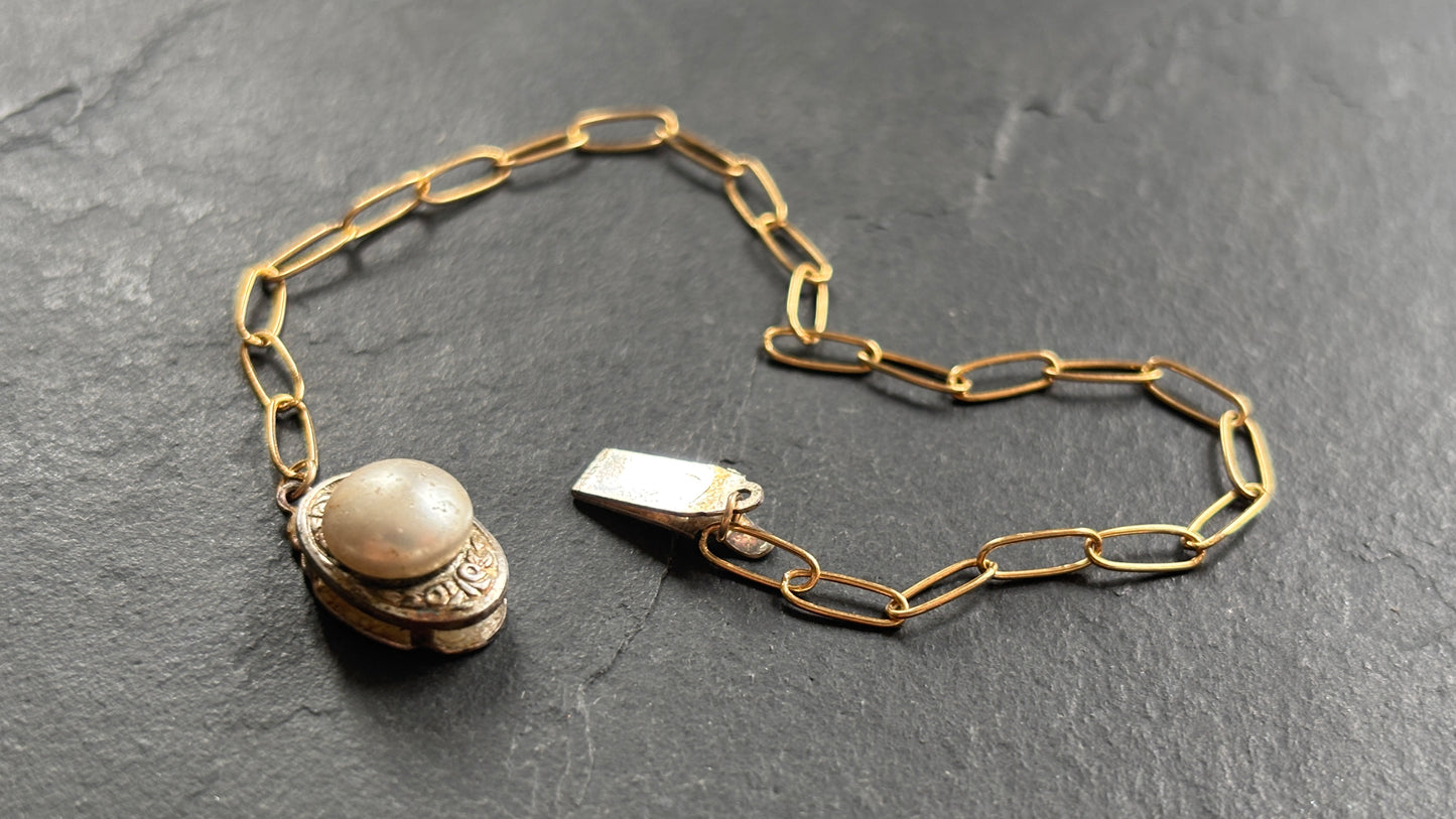 Bracelet goldfilled et fermoir ancien