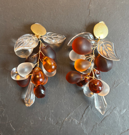 Clips en grappes de verre - blissparis