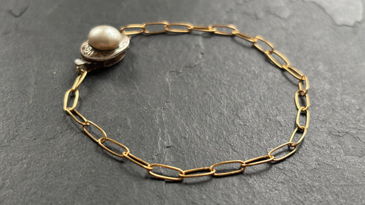 Bracelet goldfilled et fermoir ancien