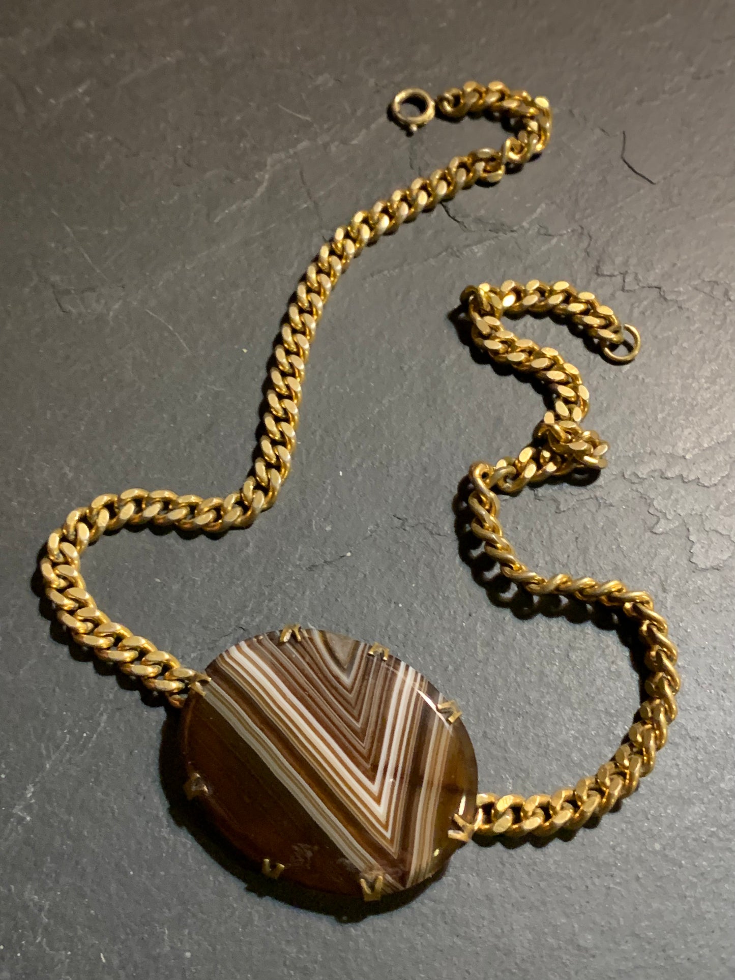 Choker en Agate du Botswana - blissparis