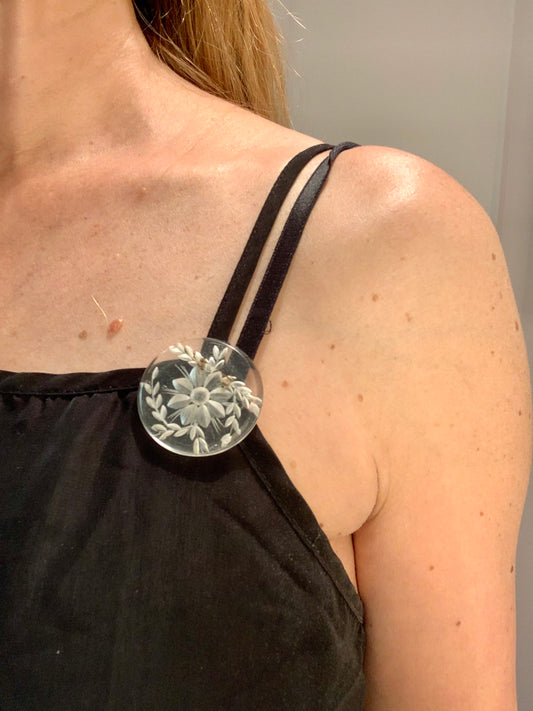 Broche Vintage 50s à fleurs - blissparis