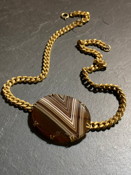 Choker en Agate du Botswana - blissparis