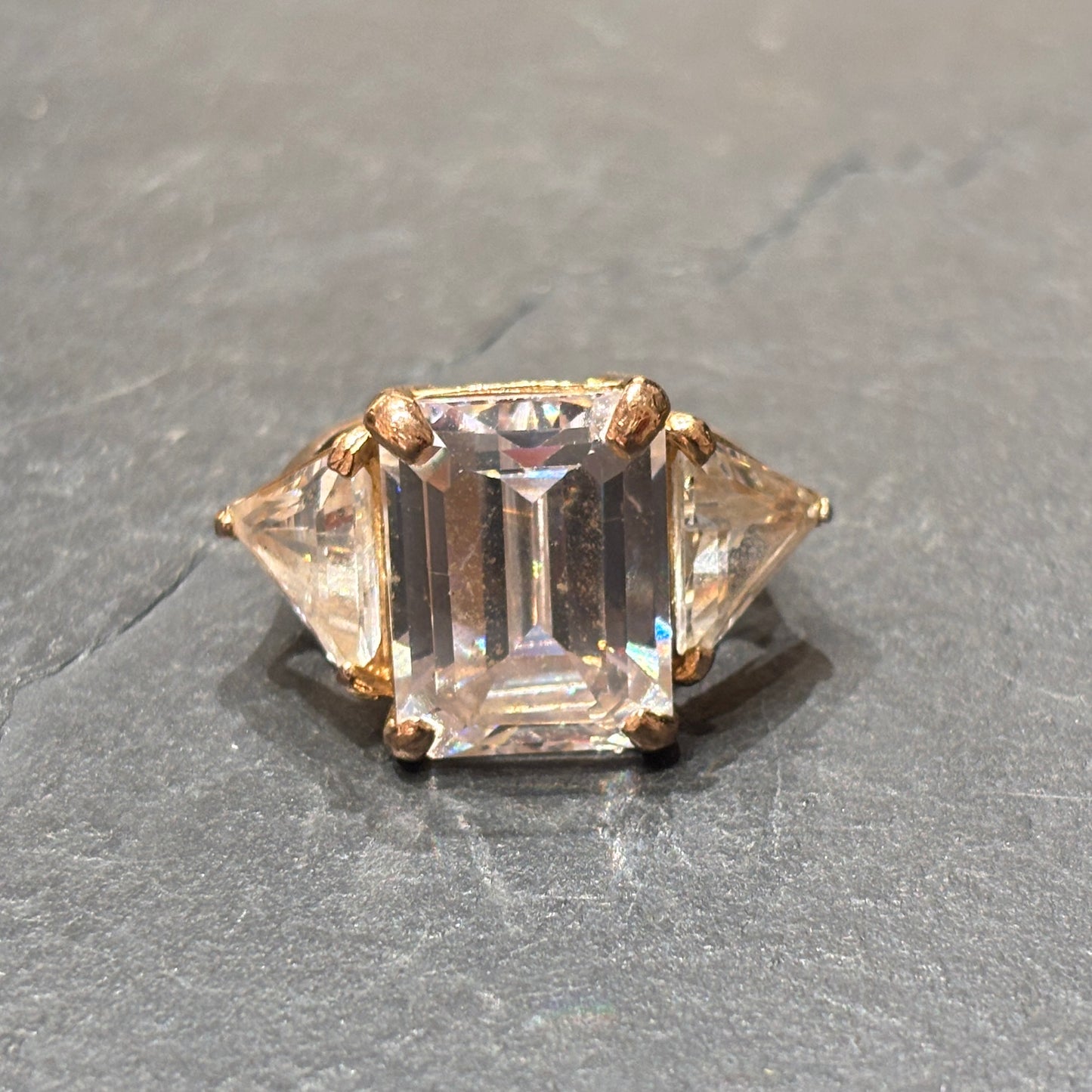 Bague solitaire vintage