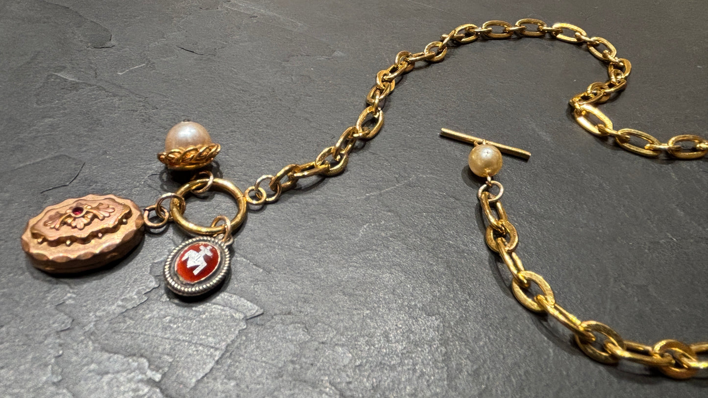 Collier chaîne, médaillon à secret et Médaille Miraculeuse - blissparis