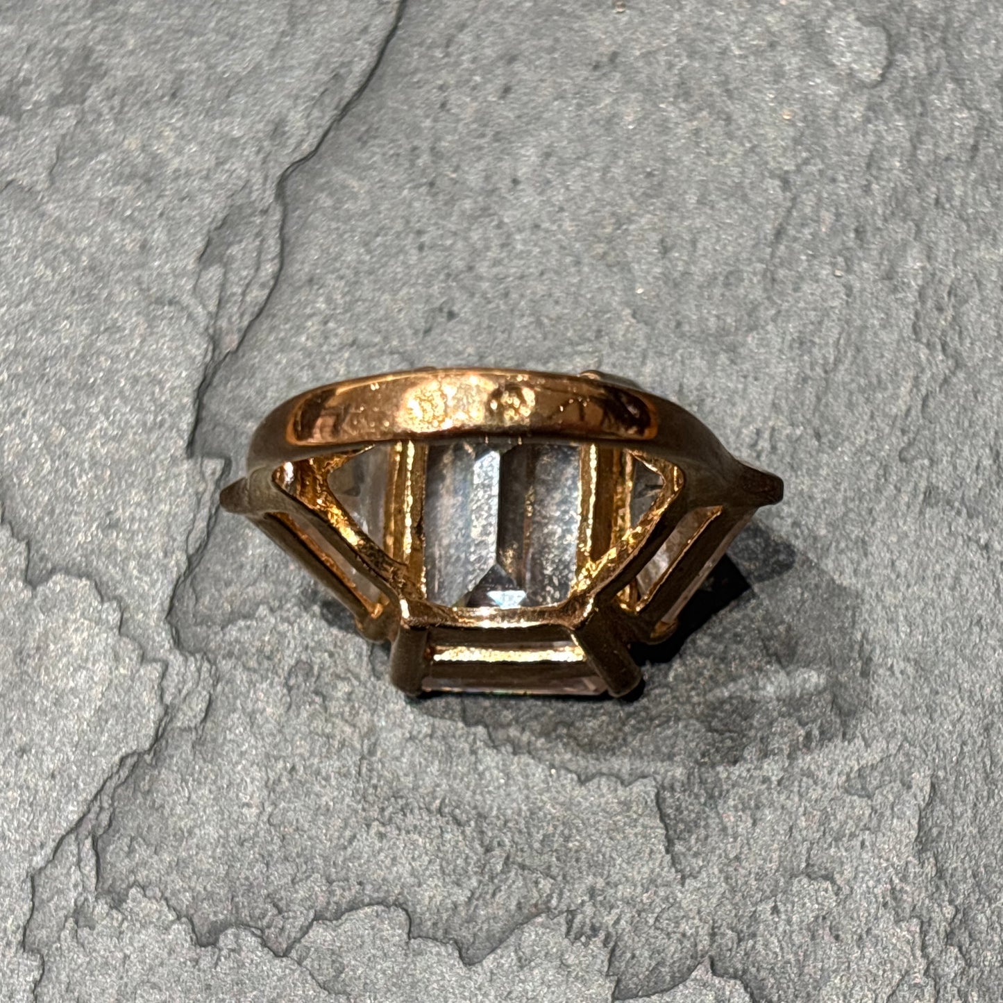 Bague solitaire vintage