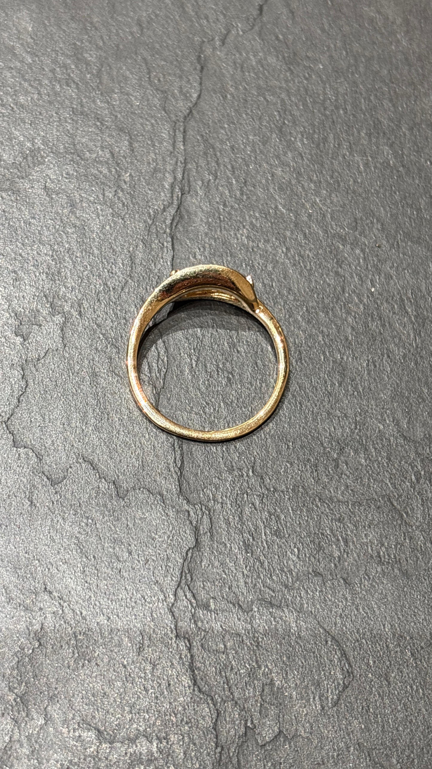 Bague à strass vintage