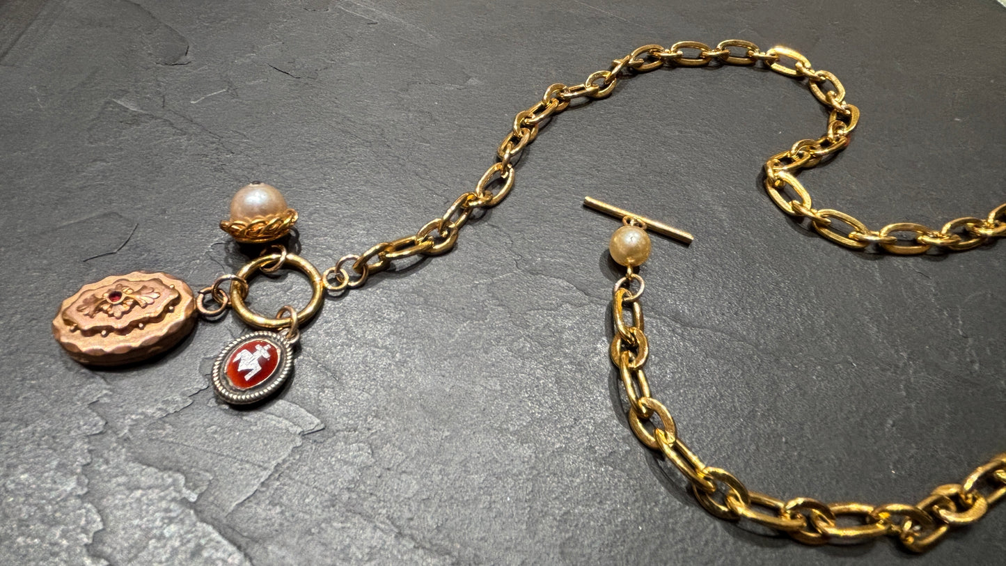 Collier chaîne, médaillon à secret et Médaille Miraculeuse - blissparis