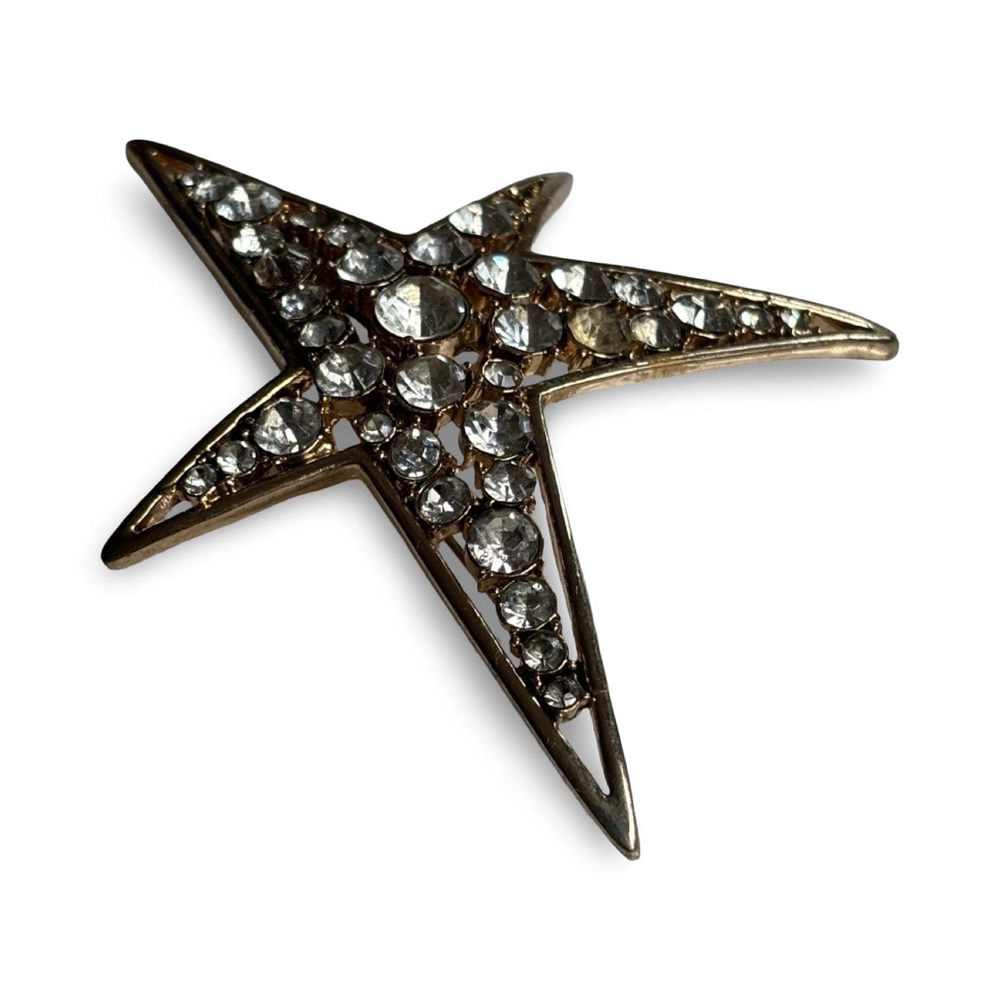 Broche Vintage en strass - blissparis