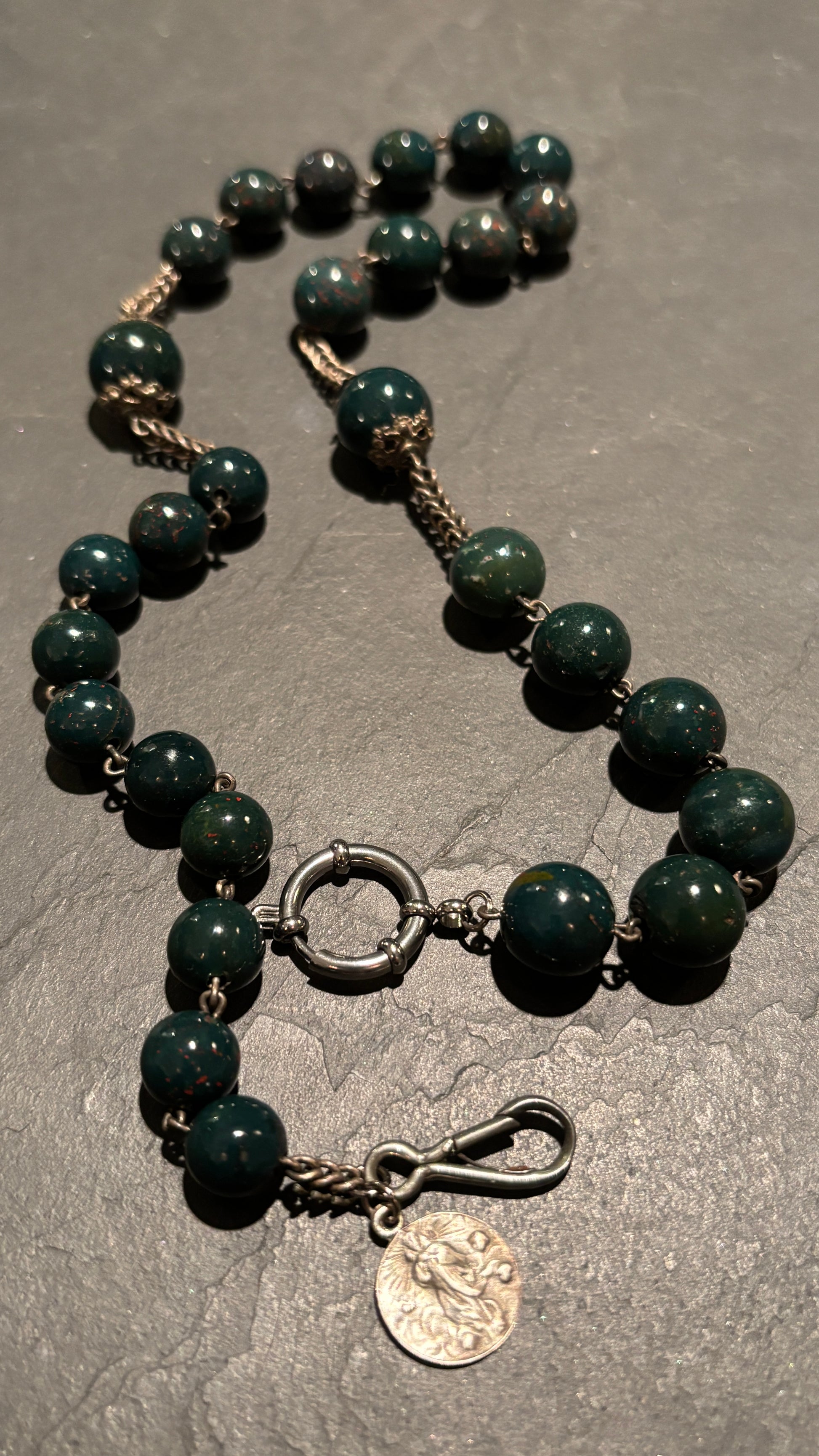 Collier chapelet de Calcédoine - blissparis