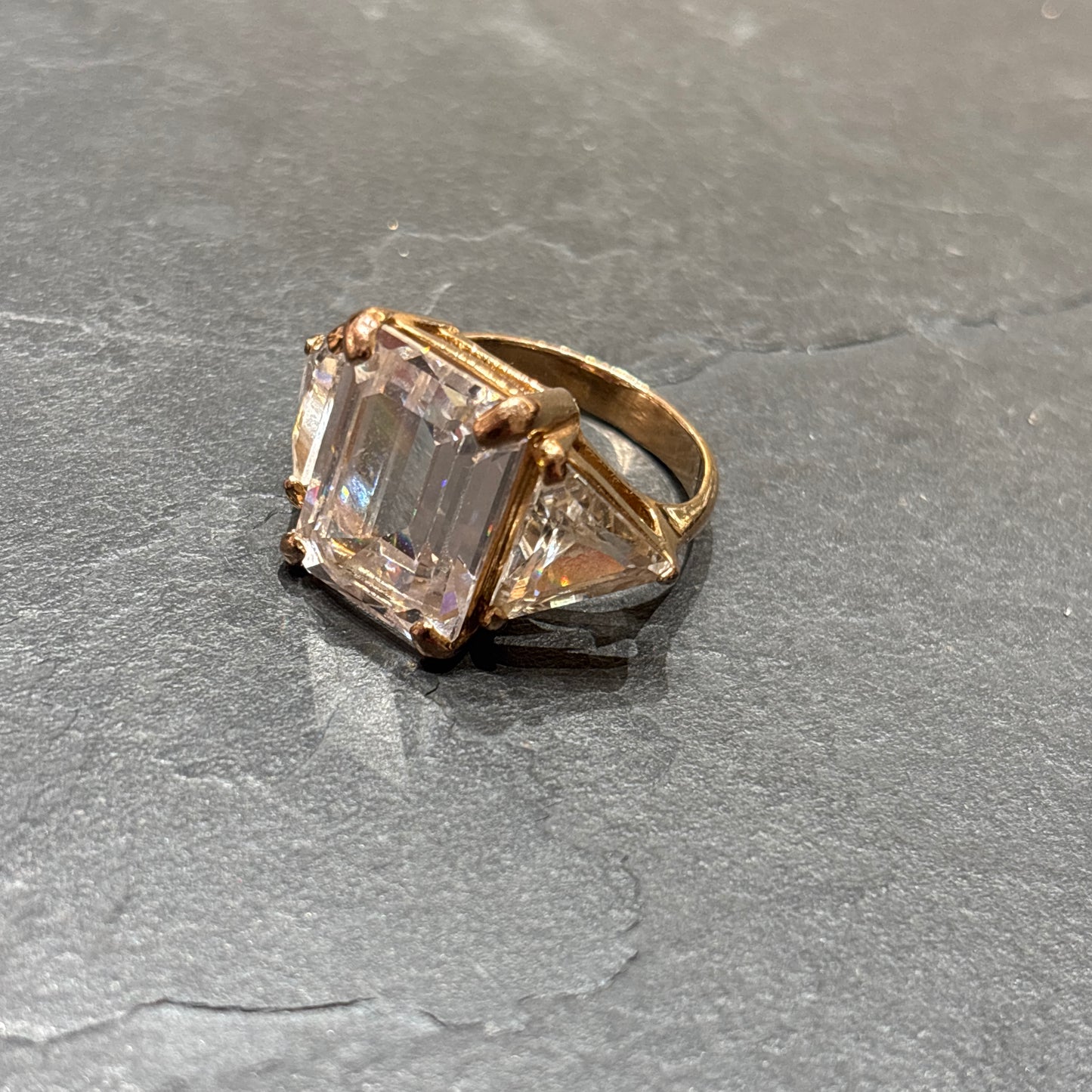 Bague solitaire vintage
