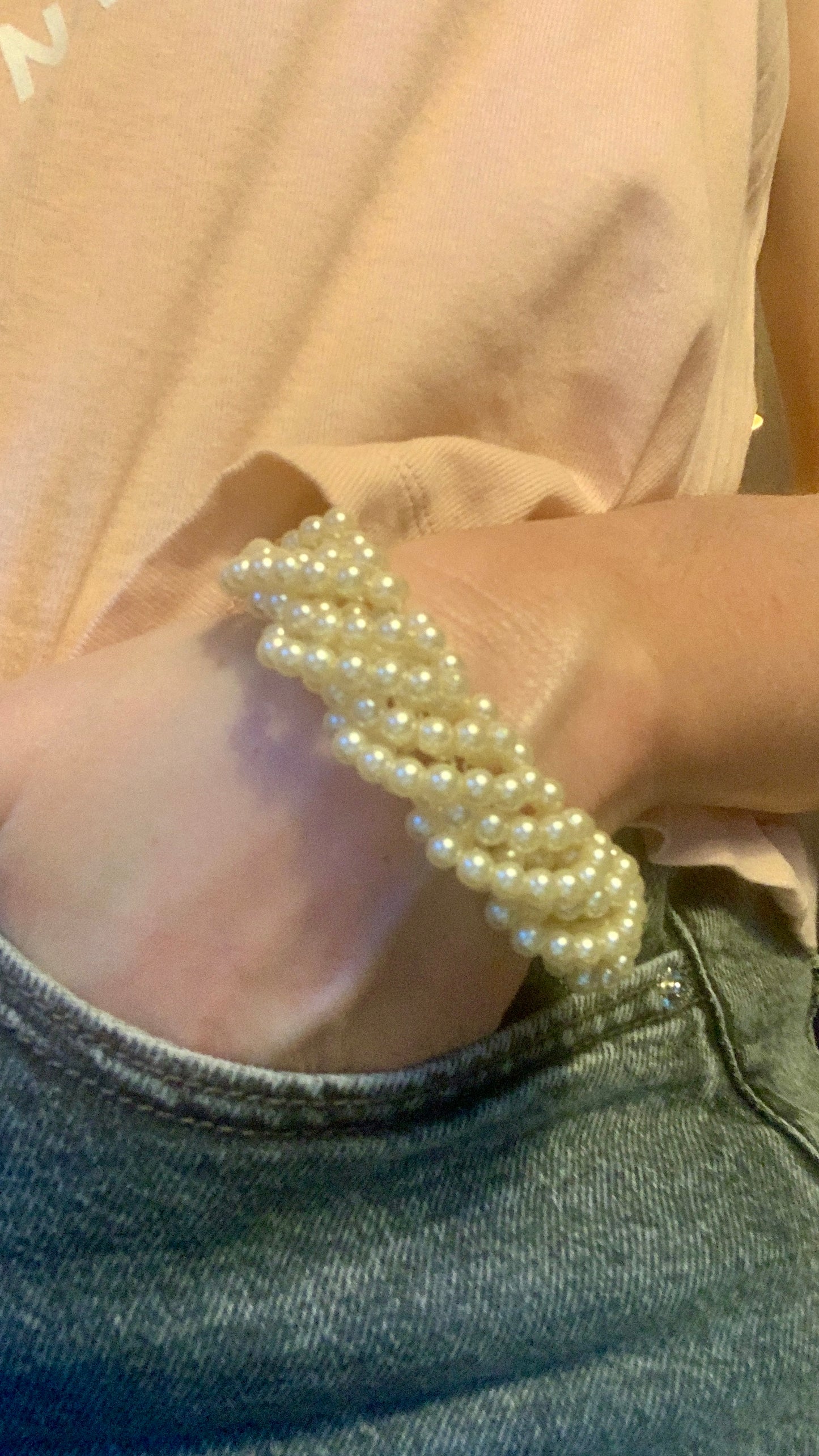 Bracelet élastique en perles - blissparis