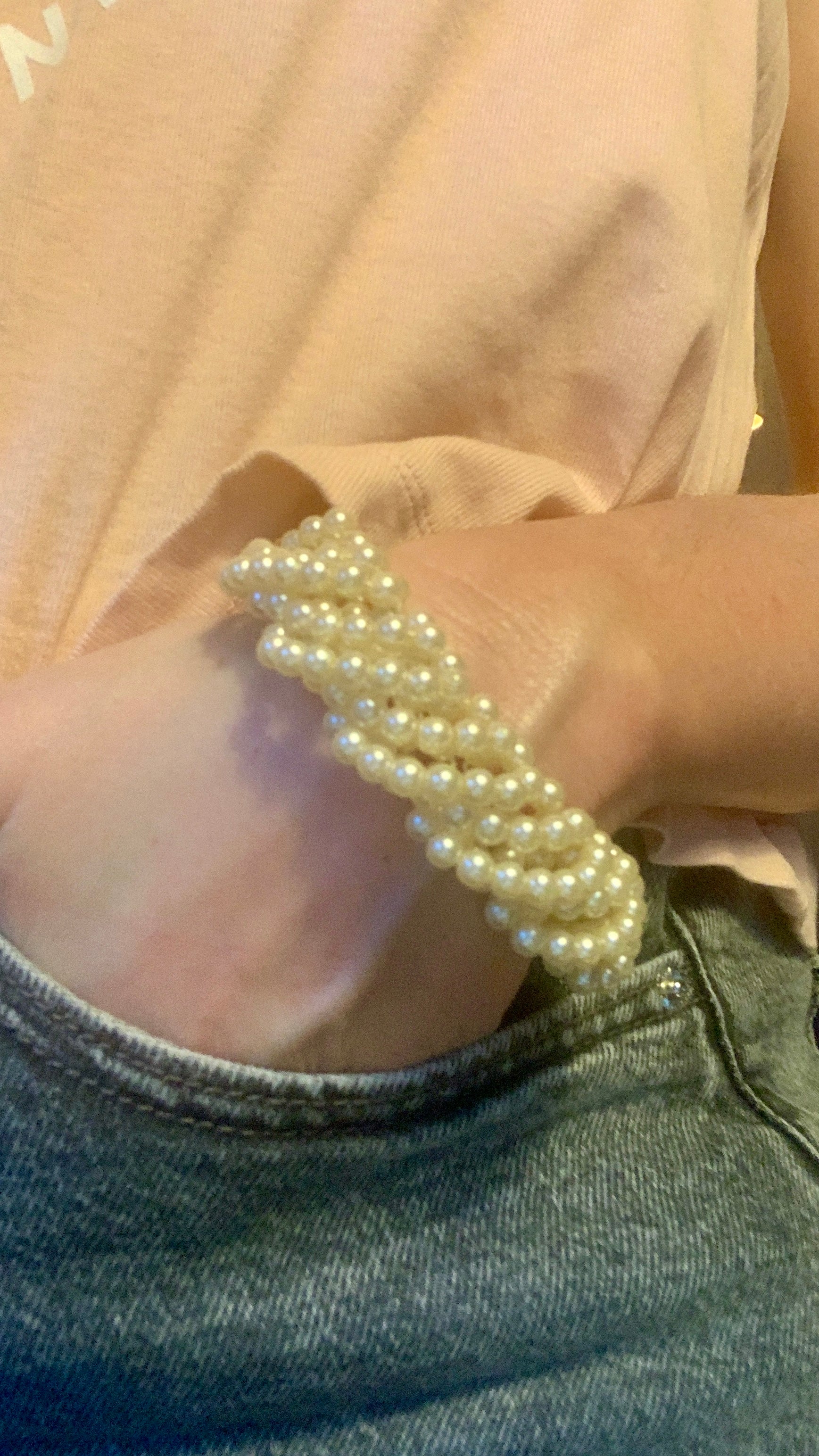 Bracelet élastique en perles - blissparis