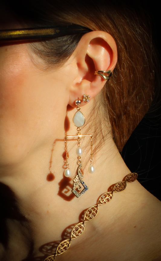 Pendants chandeliers , motif Art Deco