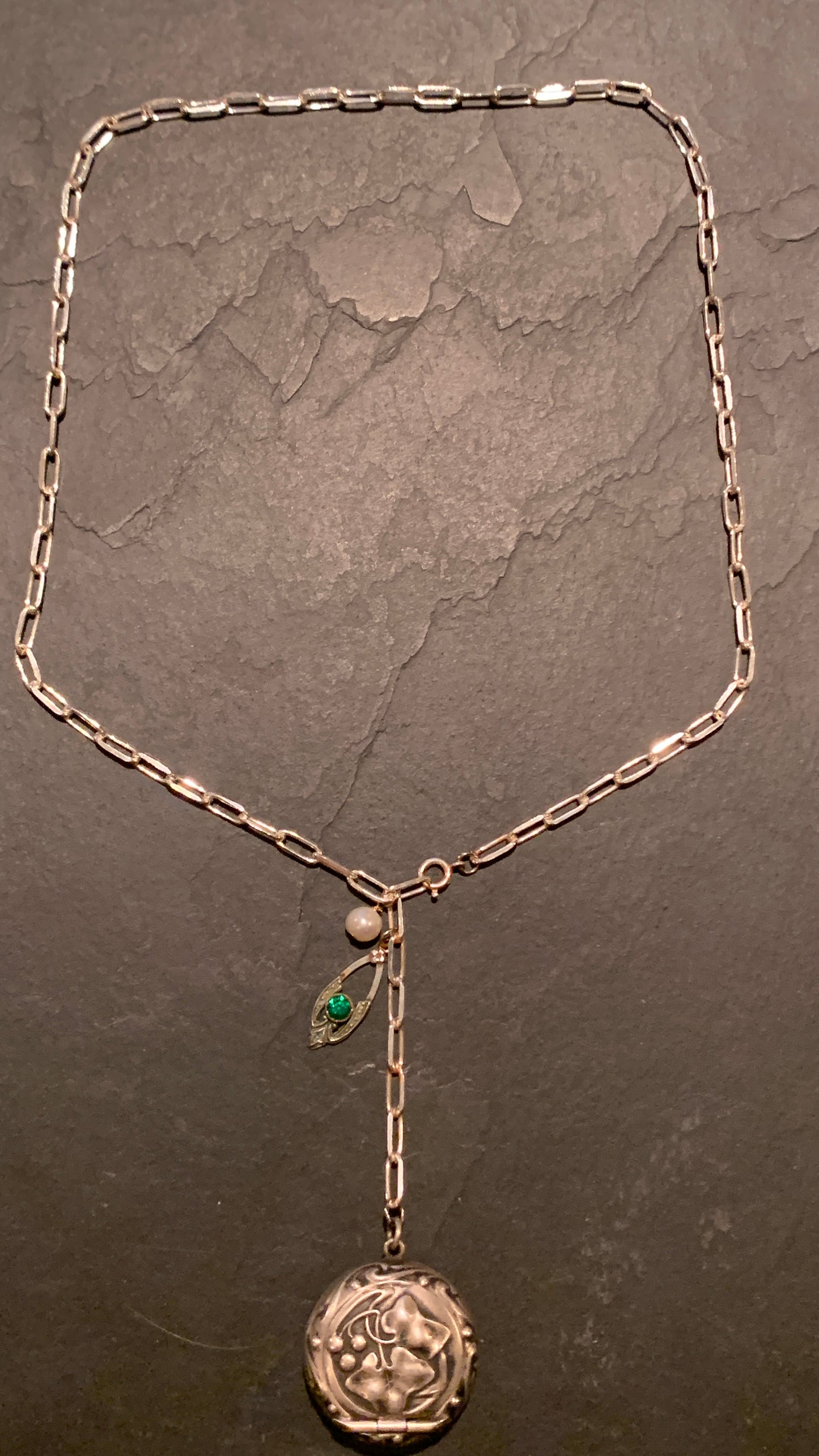 Collier argent en pendentif boîte - blissparis