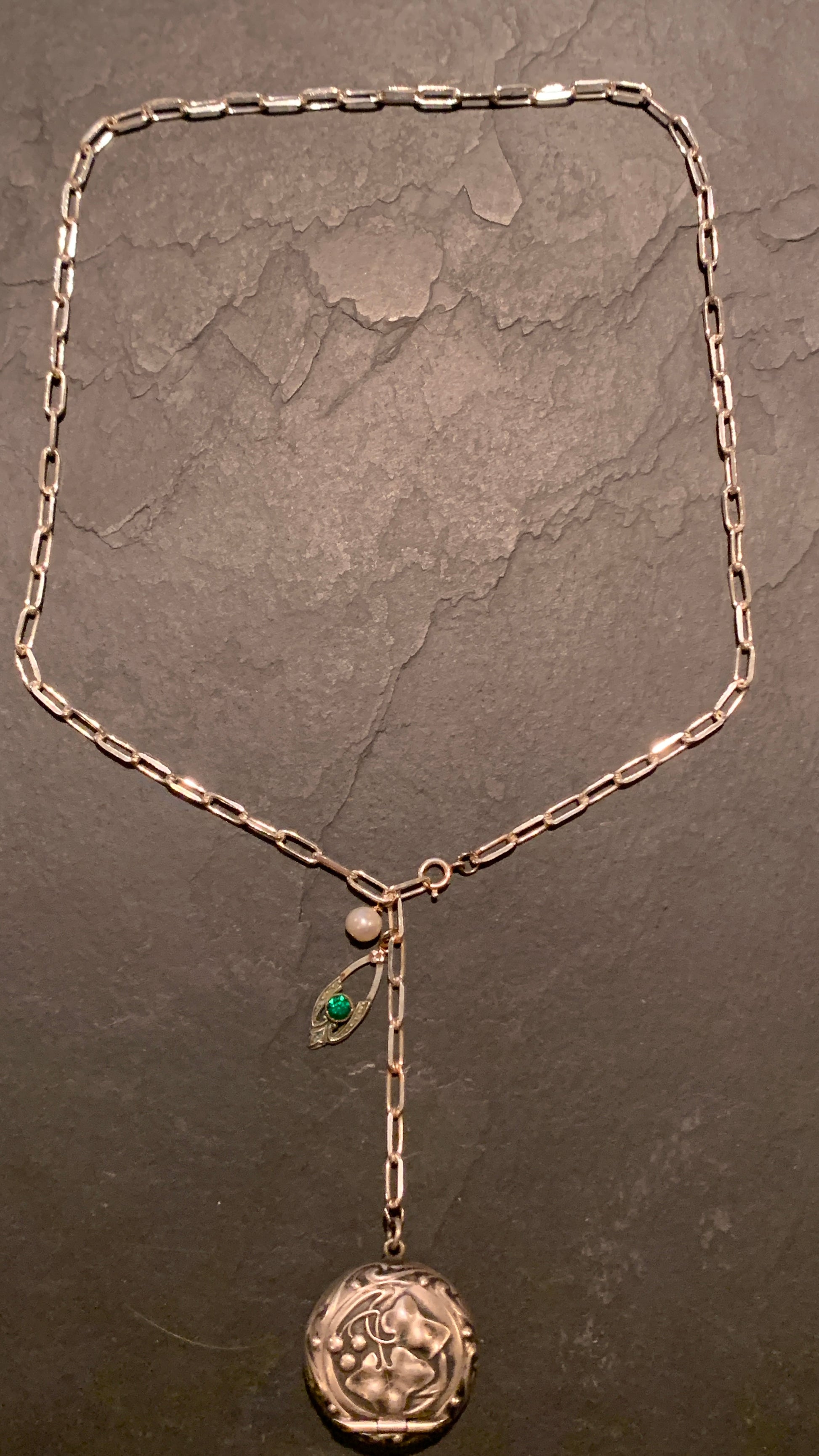 Collier argent en pendentif boîte - blissparis