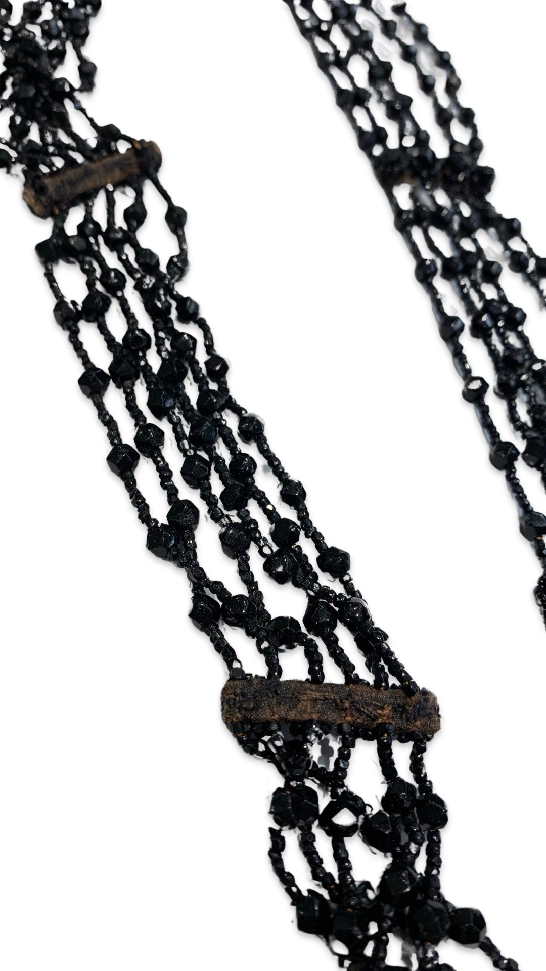Sautoir 1900 en perles de jais - blissparis