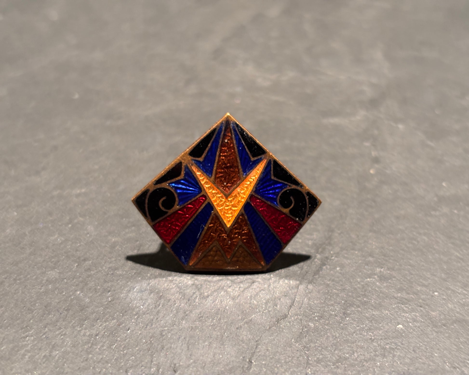 Bague en émaux Arts Deco - blissparis