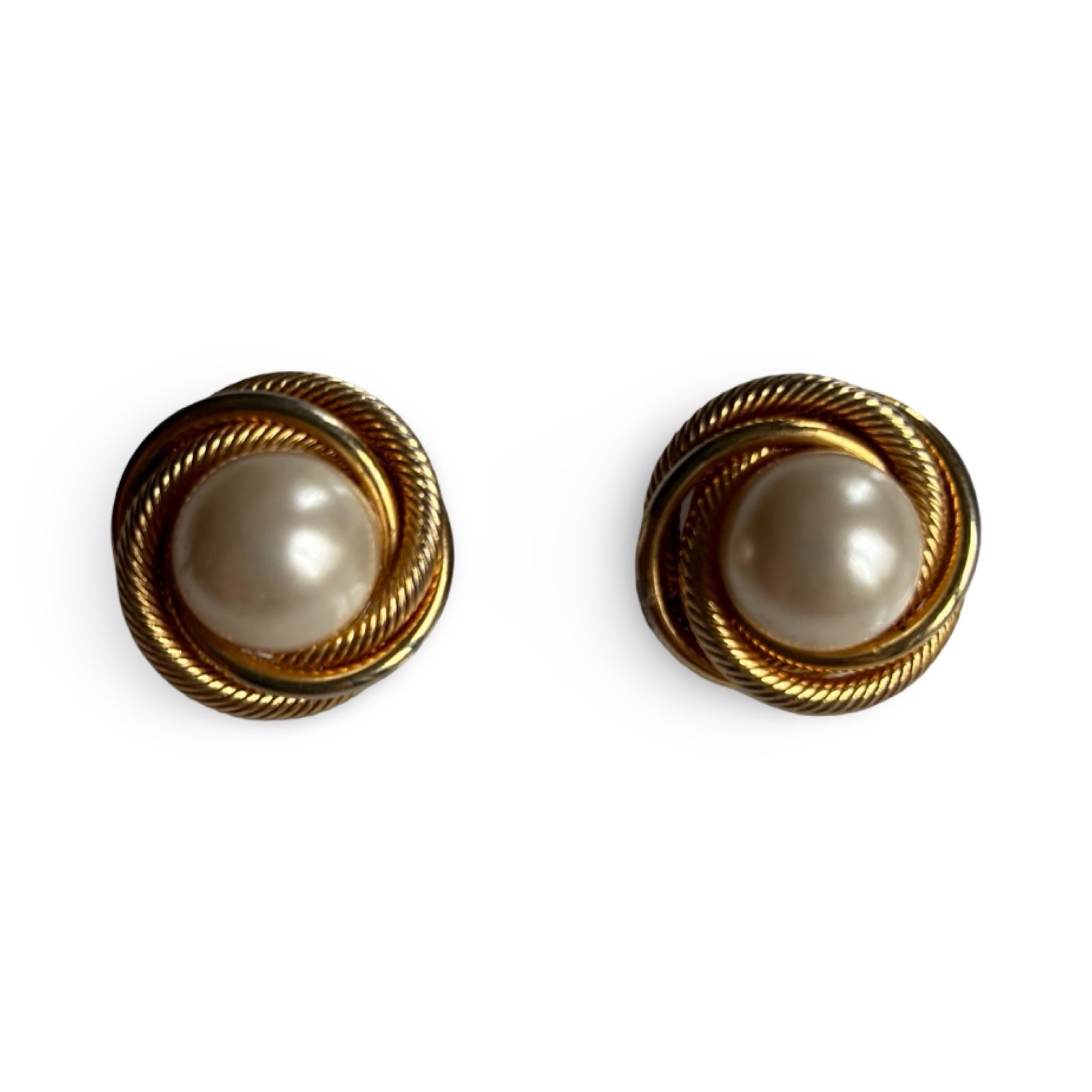 Clip d’oreille perlés Vintage - blissparis