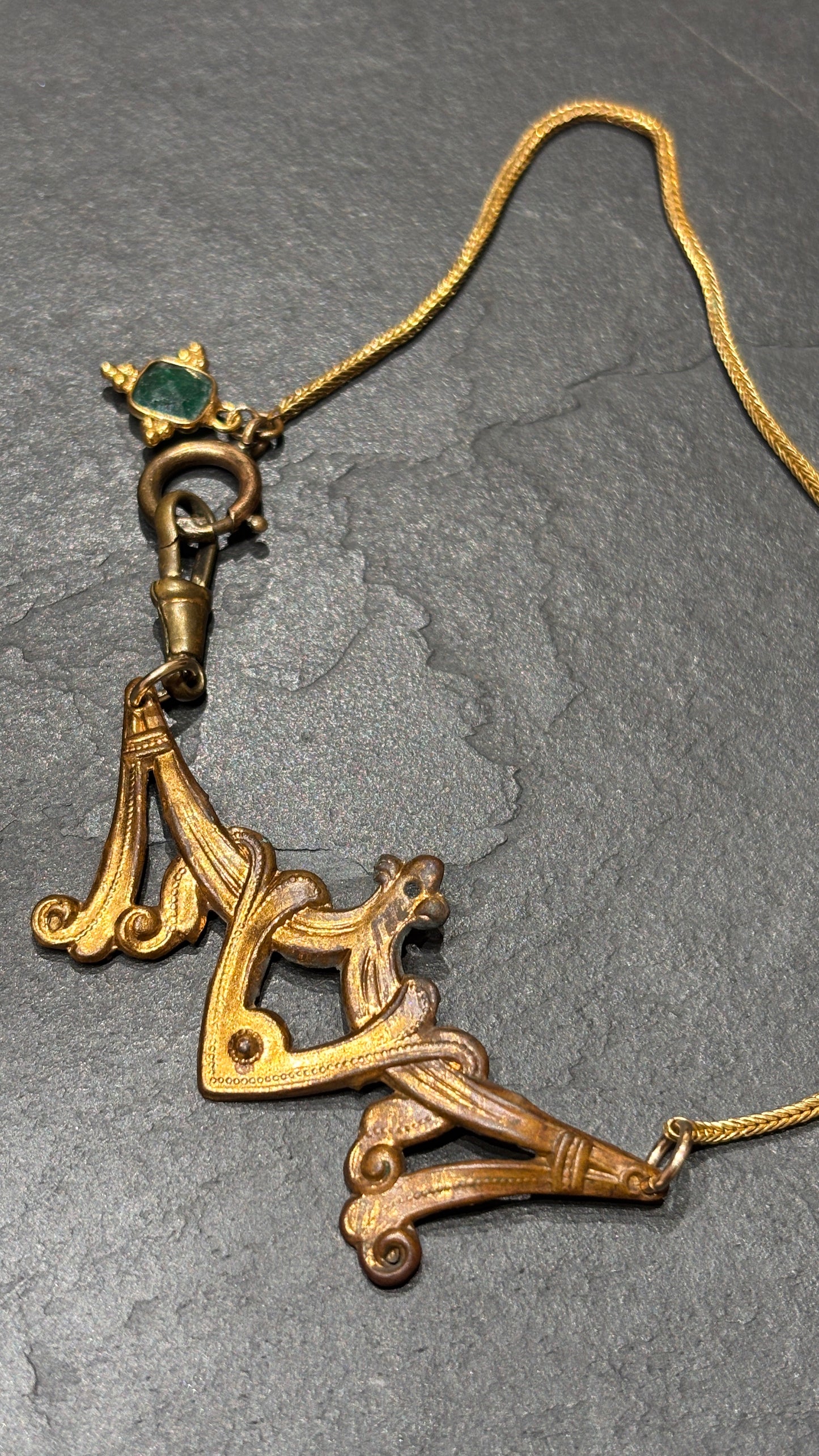 Collier fin et ornement Napoléon III