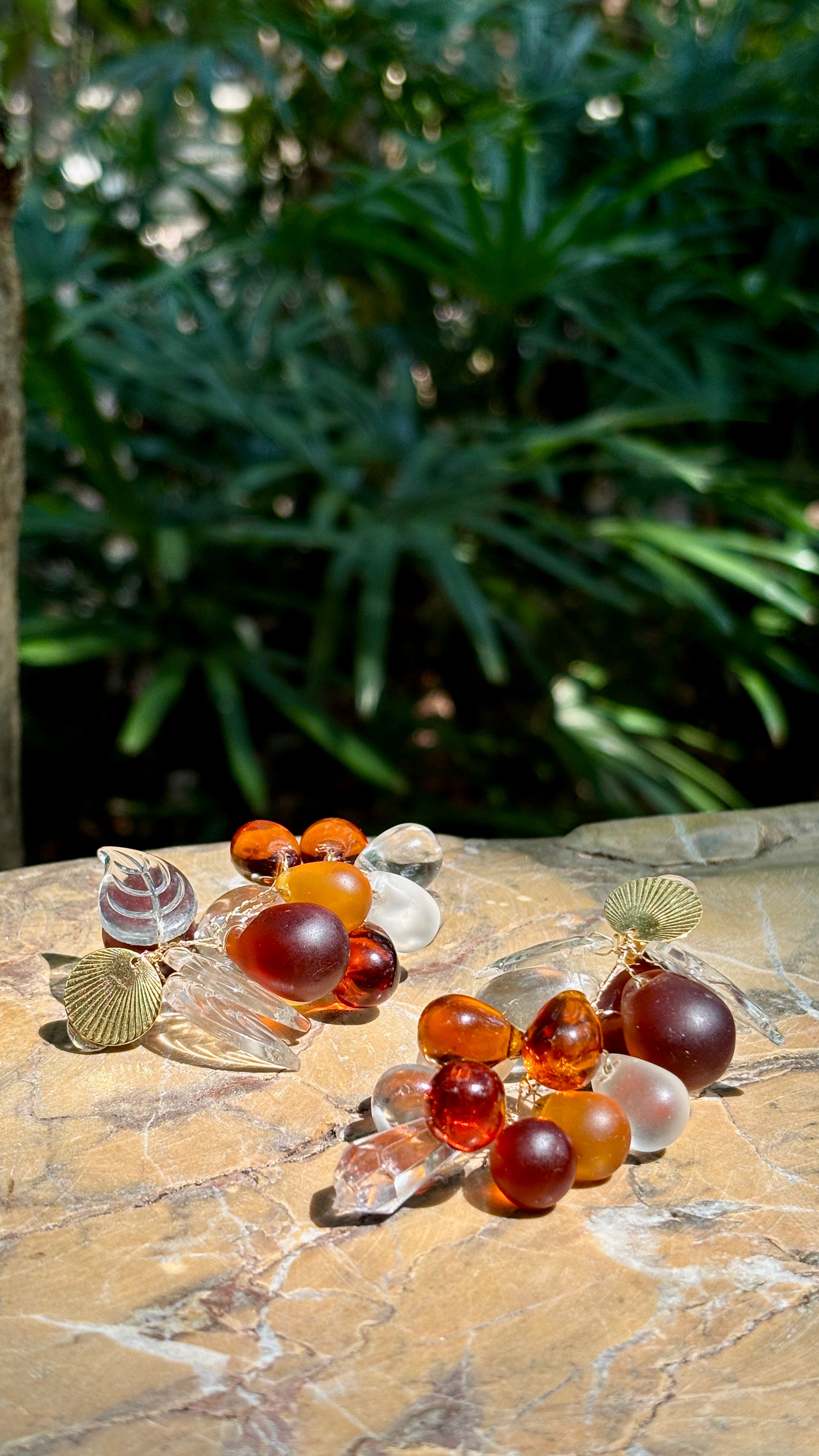 Clips en grappes de verre - blissparis