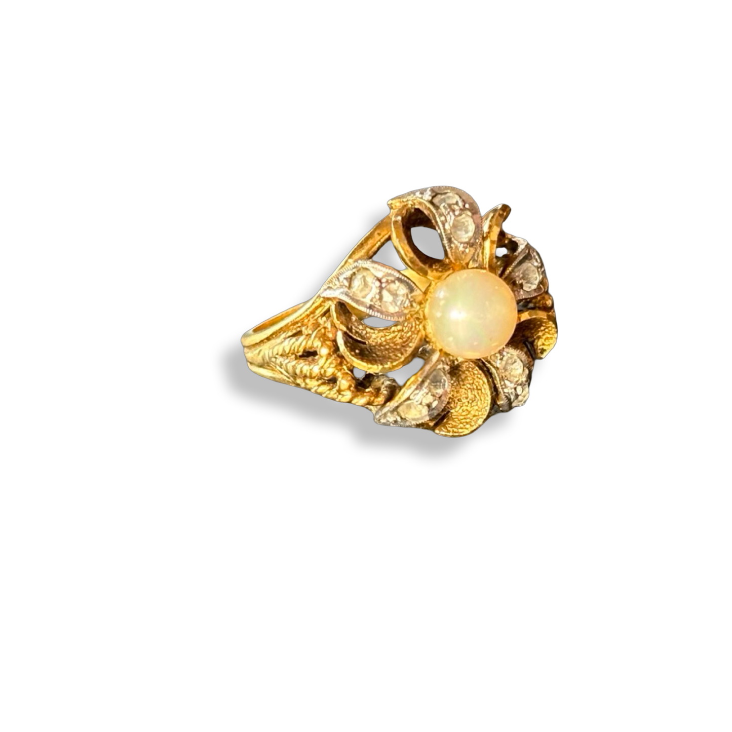 Bague florale Napoléon III
