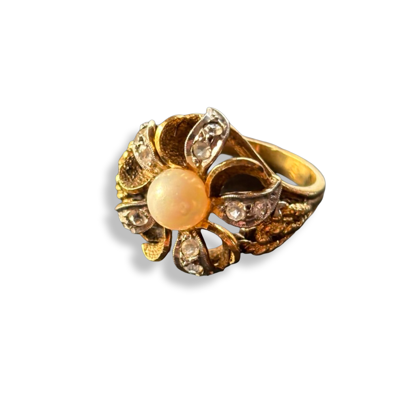 Bague florale Napoléon III