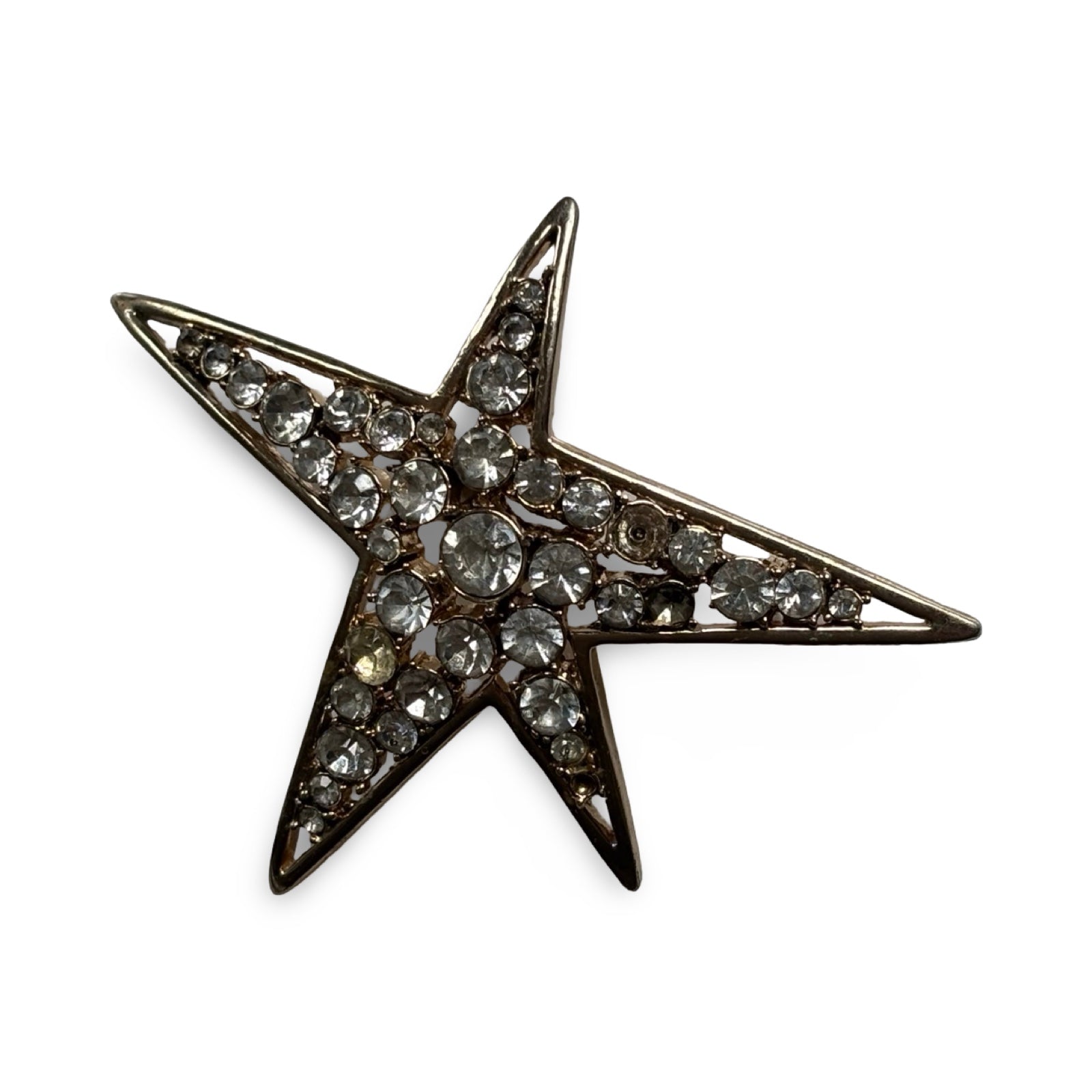 Broche Vintage en strass - blissparis