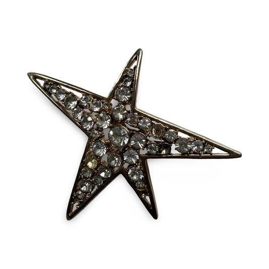 Broche Vintage en strass - blissparis