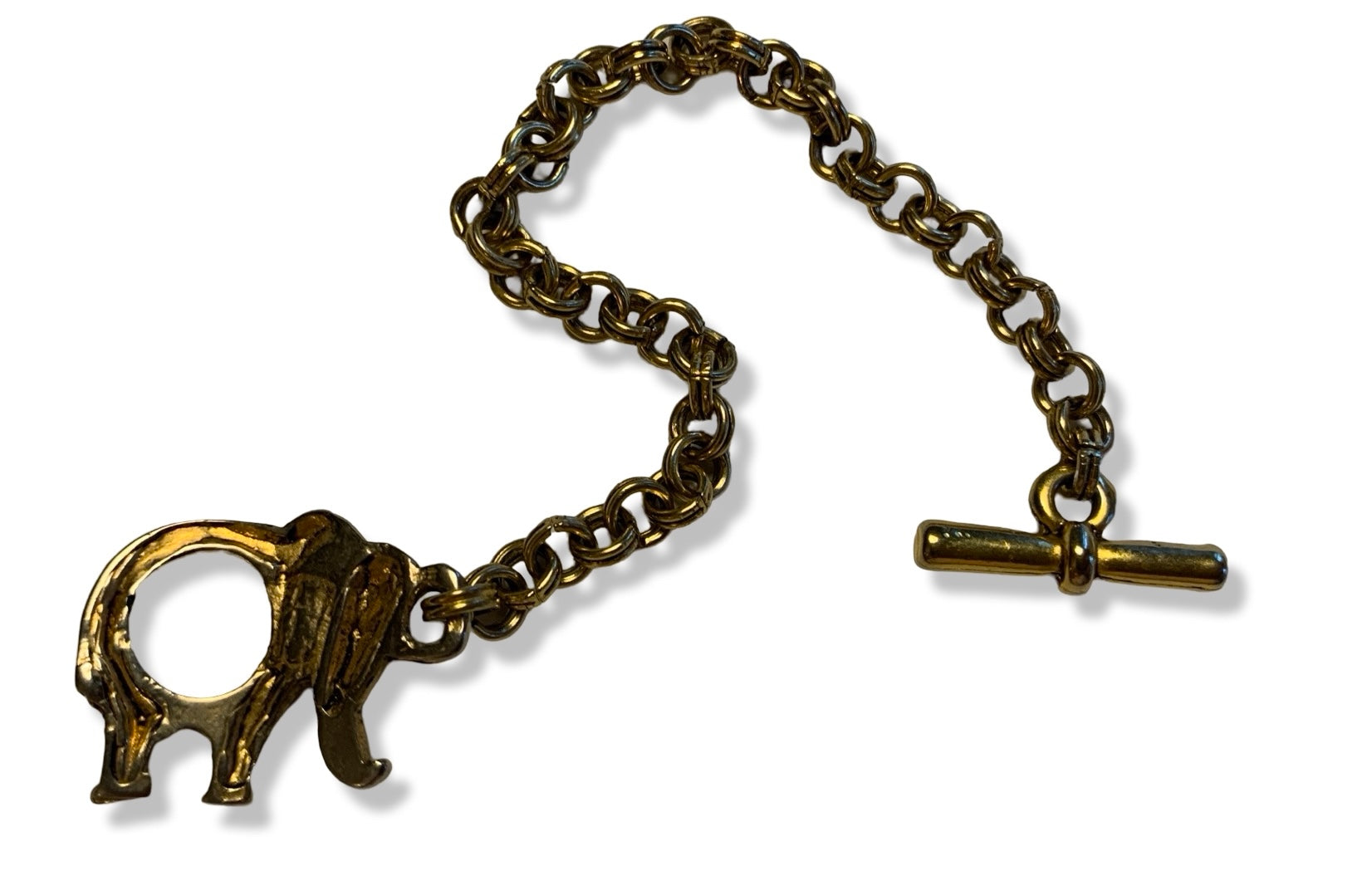 Bracelet gourmette et éléphant - blissparis