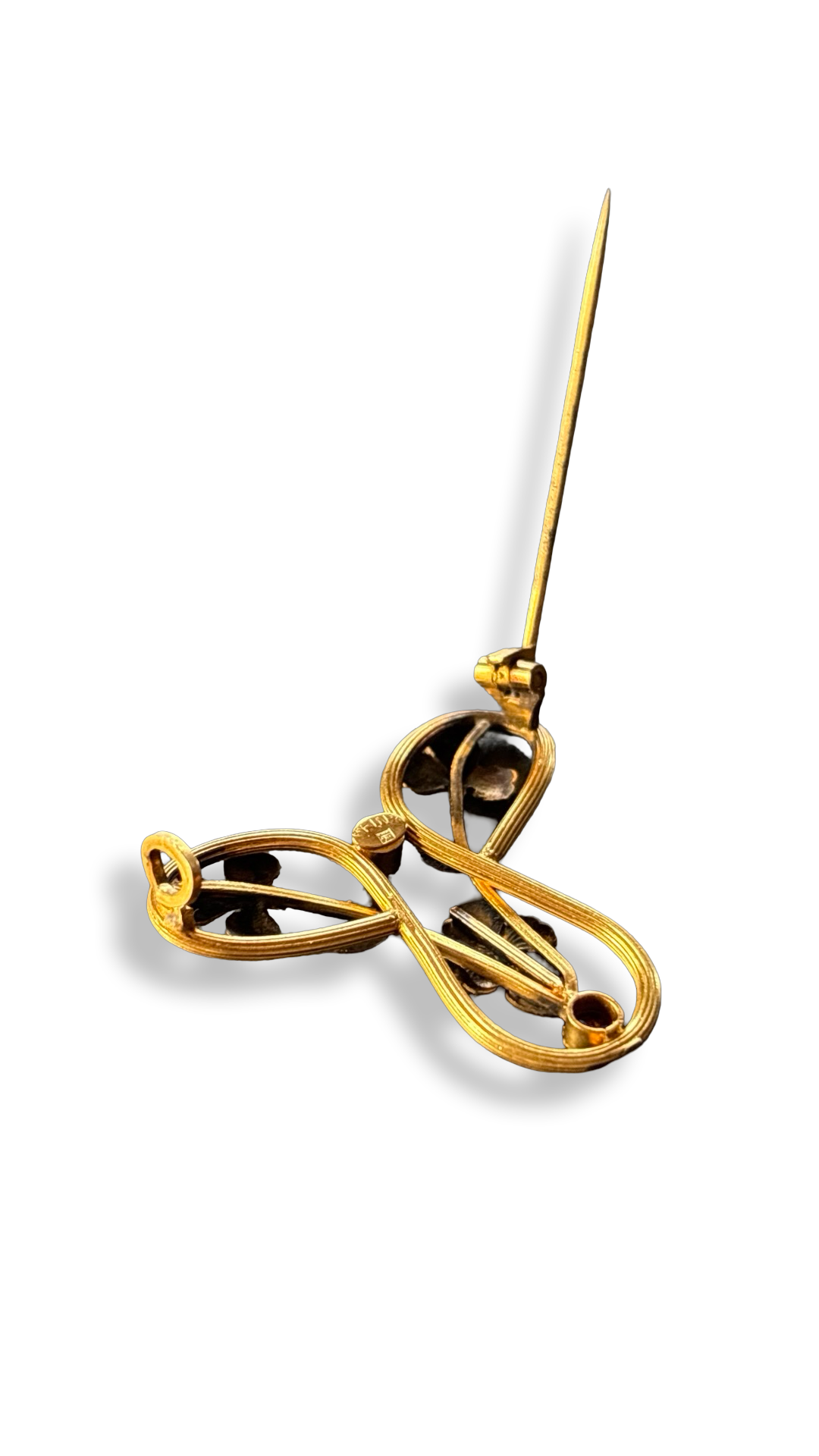 Broche florale Art Nouveau