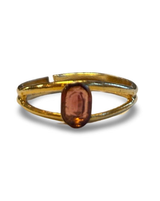 Bague Vintage à strass - blissparis