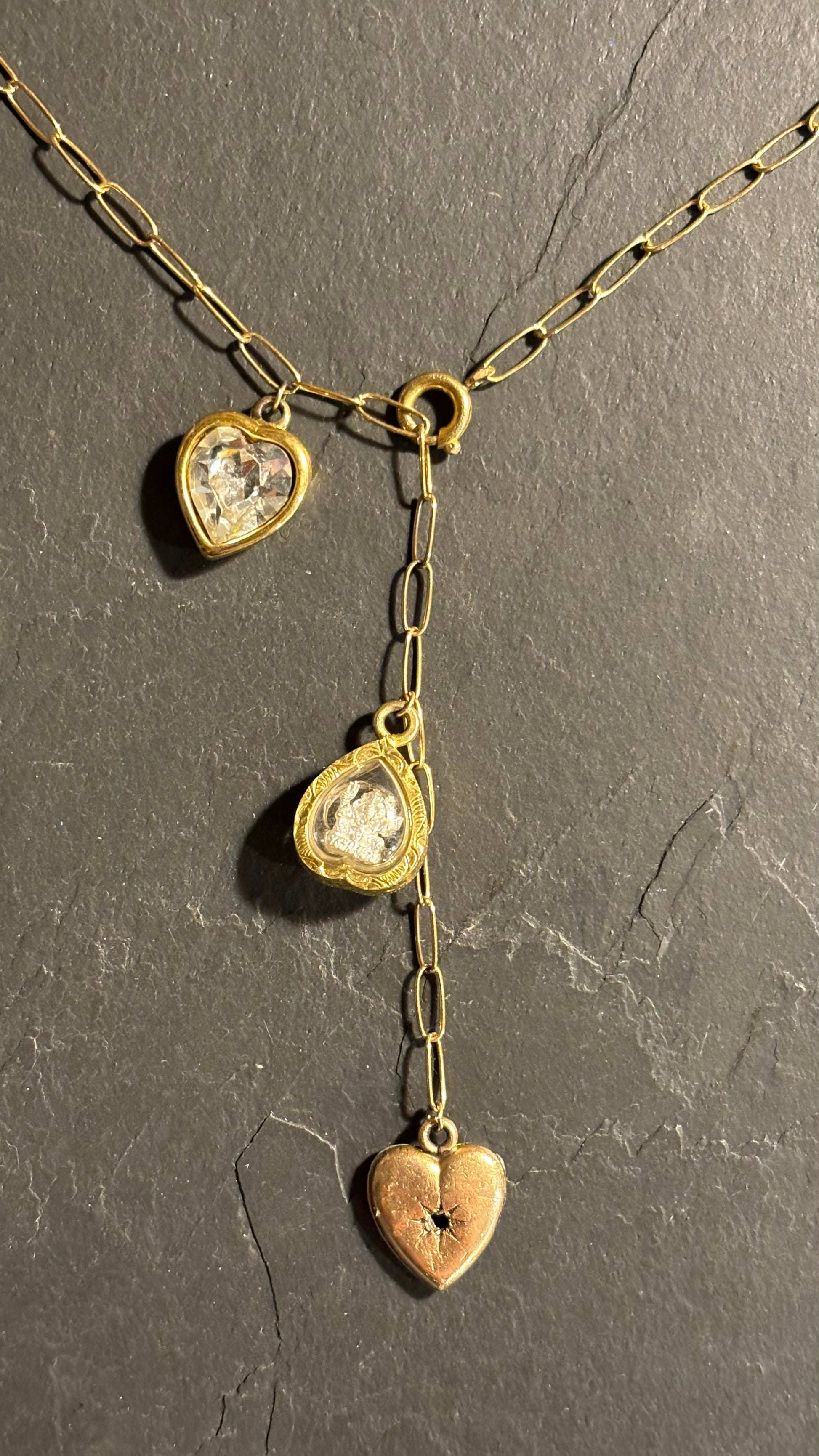 Collier lasso Ganesha et cœurs - blissparis