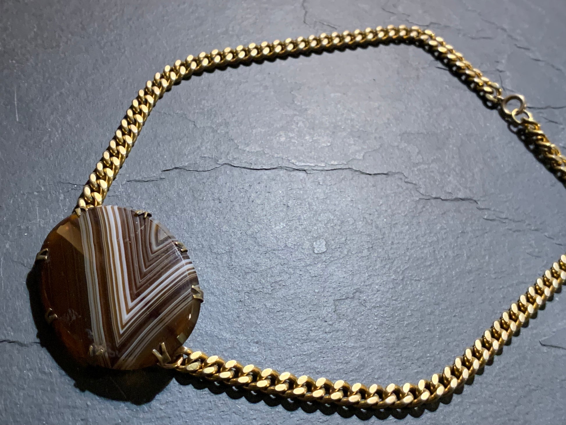 Choker en Agate du Botswana - blissparis