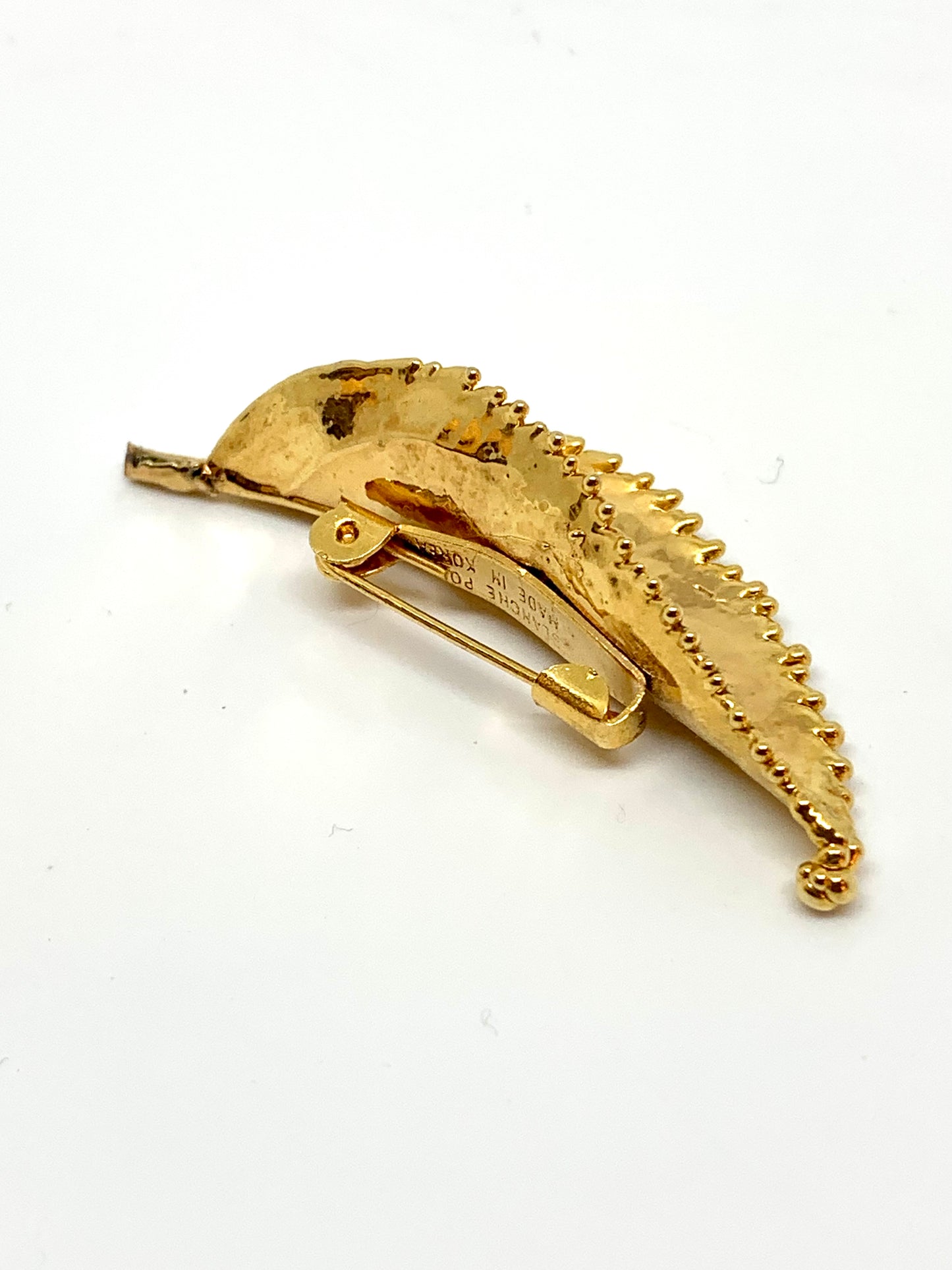 Broche Vintage en feuille - blissparis